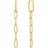 Ania Haie Chain Reaction Shiny Cable Link Drop Earrings E021-02G