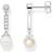 Thomas Sabo Earrings - Silver/Transparent/White