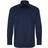 Eterna Modern Fit Long Sleeve Cover Shirt - Navy