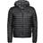 Tee jays Tee Jays Mens Crossover Hooded Padded Outdoor Jacket (Black/Black Melange)