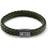 Tommy Hilfiger Round Braided Braclet - Green/Silver