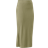 Pieces KYLIE MW MIDI SKIRT (Färg: Deep lichen Green, XL)