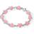 Pia & Per Hearts Bracelet - Silver/Pink/White