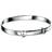 D For Diamond Heart Baby Bangle - Silver/Diamond