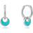 Ania Haie Shiny Tidal Abalone Crescent Huggie Hoop Earrings E027-06G