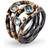 ByBirdie Zeus Tribeca Stones Aqua Ring