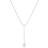 Sif Jakobs Adria Lungo Necklace - Silver/Pearls/Transparent