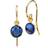 Izabel Camille Prima Donna Earrings - Gold/Blue