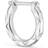 Jane Kønig Tiny Rhombus Earring, Sterling Dam Creoler ONE