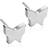Blomdahl Butterfly Earrings - Silver