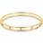 Tommy Hilfiger Hardware Hinged Bangle - Gold/Transparent