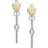 Fossil Elliott by the Yard Stars Earrings - Gold/Silver/Transparent