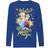Frozen Frozen Girls Winter Magic Anna And Elsa Glitter Long-Sleeved T-Shirt (2-3 Years) (Blue)