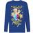 Frozen Girls Winter Magic Anna And Elsa Glitter Long-Sleeved T-Shirt (2-3 Years) (Blue)