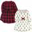 Touched By Nature Organic Cotton Long Sleeve Dresses 2-pack - Tree Plaid