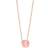 Pomellato Nudo Pendant with Chain - Rose Gold/White Gold/Quartz