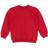 Leveret Classic Solid Color Pullover Sweatshirt - Red (29415186858058)