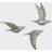 Ridge Road Décor Flying Bird Figurine 25.4cm 3pcs