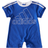 Adidas 3-Stripes Cotton Shortie Romper - Royal Blue (FZ9690)