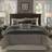 Madison Park Palmer Bedspread Grey, Black (264.16x233.68cm)