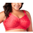 Elila Sidney Jacquard Wire Free Bra - Red