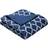 Madison Park Ogee Blankets Blue (177.8x152.4cm)