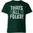 Looney Tunes That's All Folks Kids' T-Shirt Forest 11-12 Forest