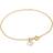 ENAMEL Copenhagen Ball Chain Bracelet - Gold/White