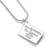 Harry Potter Hogwarts Letter Pendant Necklace - Silver