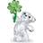 Swarovski Kris Bear Lucky Charm Green/Transparent Figurine 5.6cm