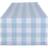 Design Imports Buffalo Tablecloth Blue (274.32x35.56cm)