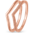 Christina Design Double Mountains - Rose Gold