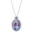 Disney Elsa Necklace - Silver/Multicolour