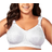 Elila Sidney Jacquard Wire Free Bra - White