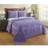 Better trends Trevor Bedspread Purple (259.08x228.6cm)