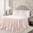 Lush Decor Ticking Bedspread Pink (203.2x152.4cm)