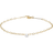 Zoe Chicco Small Link Dangle Bracelet - Gold