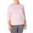 Hanes Hanes Womens Crew Neck Long Sleeve Sweatshirt Plus Size - Pale Pink