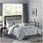 Madison Park Lavine Bed Linen Blue (259.08x228.6cm)