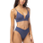 L*Space Pointelle Rib Siren Bikini Top - Slate