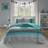 Mi Zone Chloe Bedspread Blue (228.6x218.44cm)