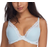 Natori Feathers Plunge Bra - Baby Blue White