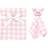 Hudson Plush Blanket with Security Blanket 2-pack Pig