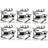 Design Imports Silver Stag Napkin Ring 6pcs