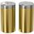 Nu Steel TG-JSP-G Salt and Pepper Jumbo Gold Spice Mill