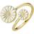 Lund Copenhagen Marguerit Ring - Gold/White
