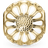 Izabel Camille Marguerite Charm - Gold/Pearl