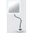 Fancii Fancii Flexible Magnifying Mirror 10X with LED Light and Gooseneck, Lighted Travel Makeup Mirror, Lock Suction, Natural Daylight LED, Cordless and P