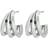 Edblad Aralia Triple Creoles M Earrings - Silver