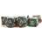 MDG Poly Acrylic Dice Set 16mm w/ Silver No. (Stardust Gray)